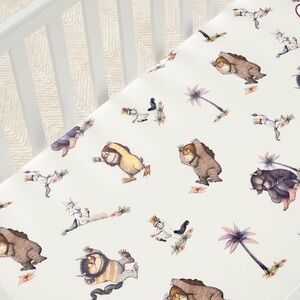Pottery Barn Kids Organic Where The Wild Things Are Organic Crib Fitted Sheet